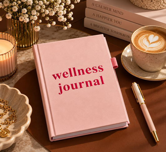 Daily Self-Care Wellness Journal — Blush Pink